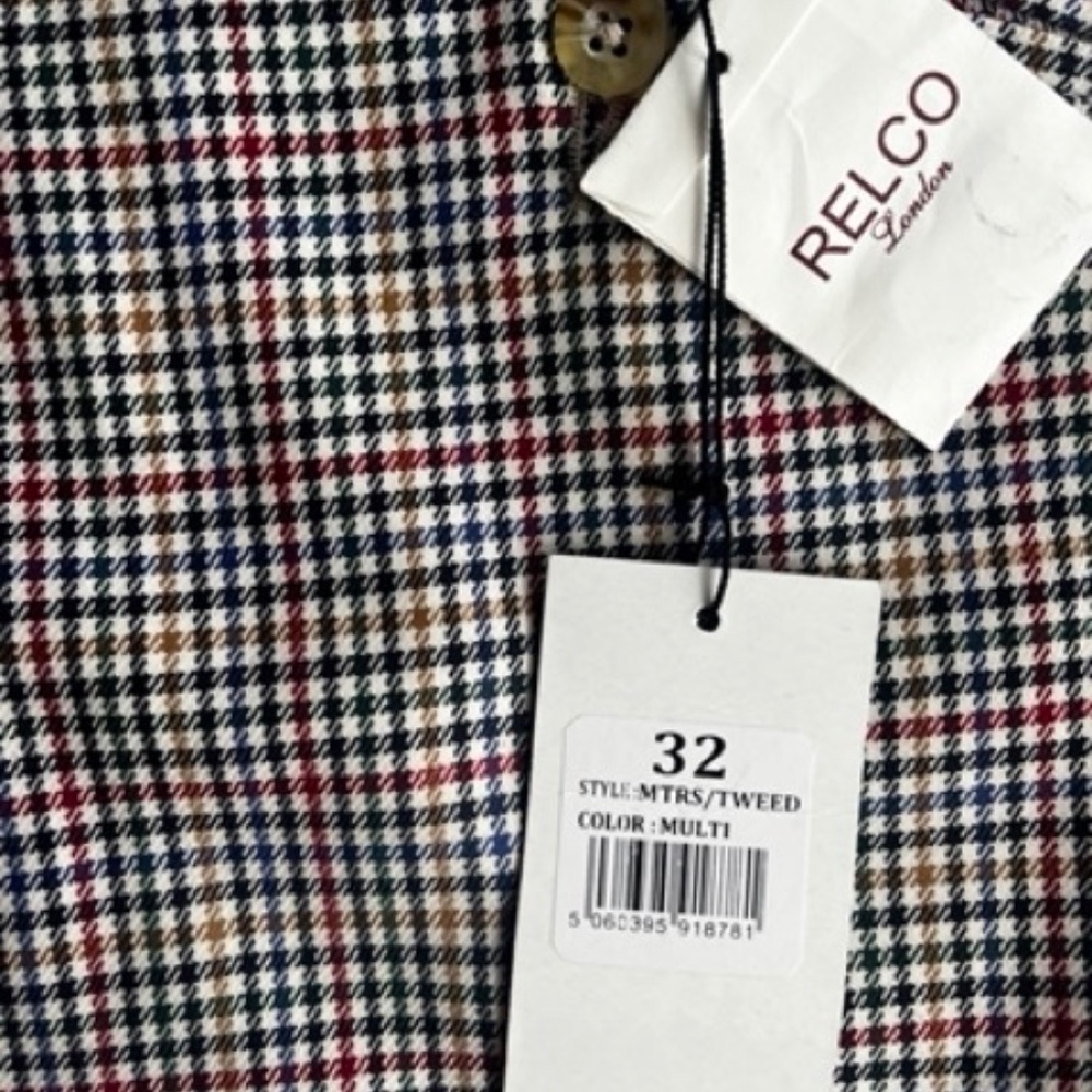 Relco Pants Size 32 Tweed